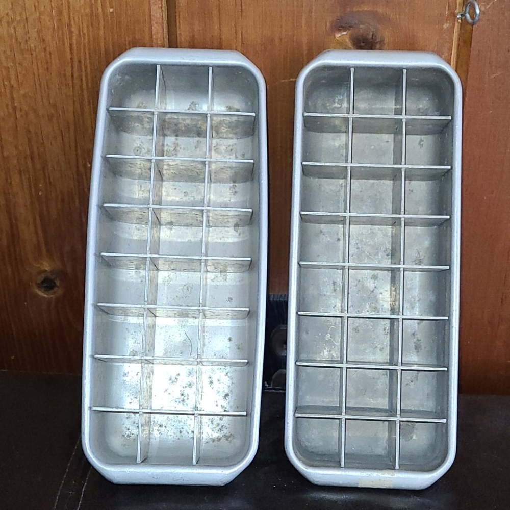 Vintage ice cube trays